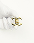 Chanel CC Turnlock Brooch, front view